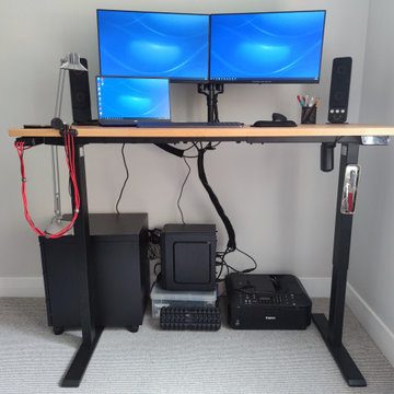 PC Fan DIY electric standing desk for standing