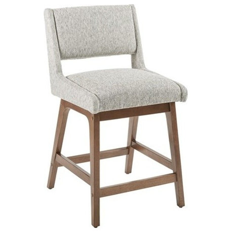 INK+IVY Boomerang Grey Counter Stool, Grey