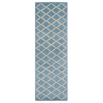 Safavieh Chatham Collection CHT930 Rug, Blue Grey, 2'3"x13'