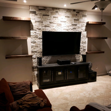 Air Stone accent wall