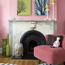 Pink, green & black