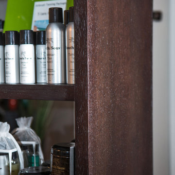 Reception Desk and Product Shelf