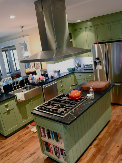 Sage Green Kitchen Cabinets  Houzz