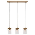 Toltec Lighting - Toltec Lighting 3213-NAB-530 Nouvelle - 24" Three Light Cord Mini Pendant - Canopy Included: Yes