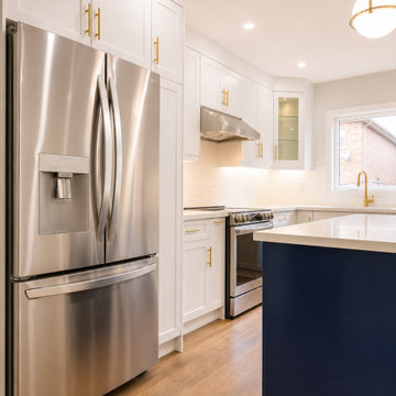East Credit Kitchen & Structural Renovation - Open Concept
