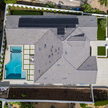 Bird’s-Eye View of a Backyard Oasis