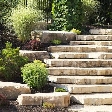 Vinyl In-ground with Acrylic Stairs
