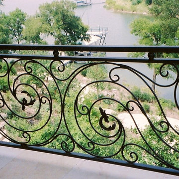 Exterior Iron Hand Rail