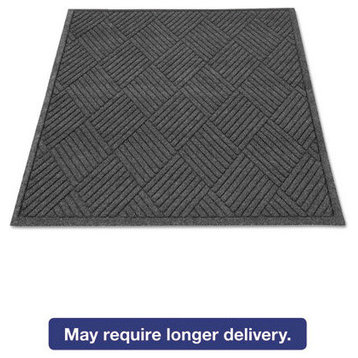 Ecoguard Diamond Floor Mat, Rectangular, 36x48, Charcoal