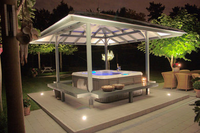 Transitional patio photo in Other