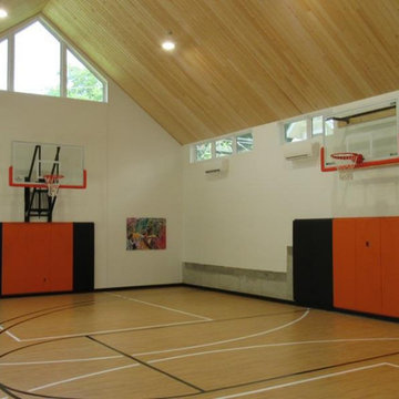 Poolhouse with Indoor Bball court