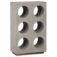 Kye Concrete Wine Holder, Natural