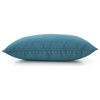 GDF Studio Corona Outdoor Patio Water Resistant Pillows, Teal, 4 Piece Set