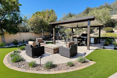 Inspiration for a contemporary patio remodel in San Diego
