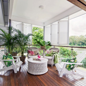 "Outdoor Patio Living" Plantation Shutter applications