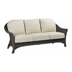 Summer Classics - Summer Classics Regent Sofa, Linen Dove Cushion - Outdoor Sofas