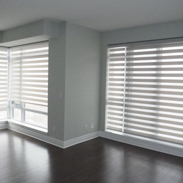 Light Filtering Zebra Blinds - Combi Alberta
