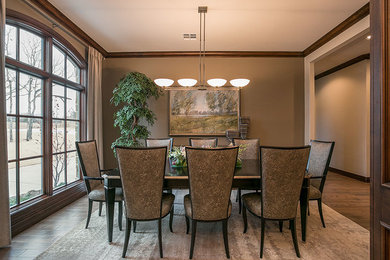 Inspiration for a contemporary dining room remodel in Portland