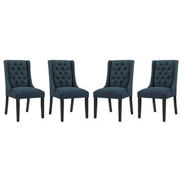 Baronet Dining Chair Fabric Set of 4 - Azure EEI-3558-AZU