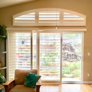 "Patio Door" Plantation Shutter applications