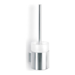 Blomus - Tarro Wall Mounted Frosted Toliet Brush - Toilet Brushes & Holders