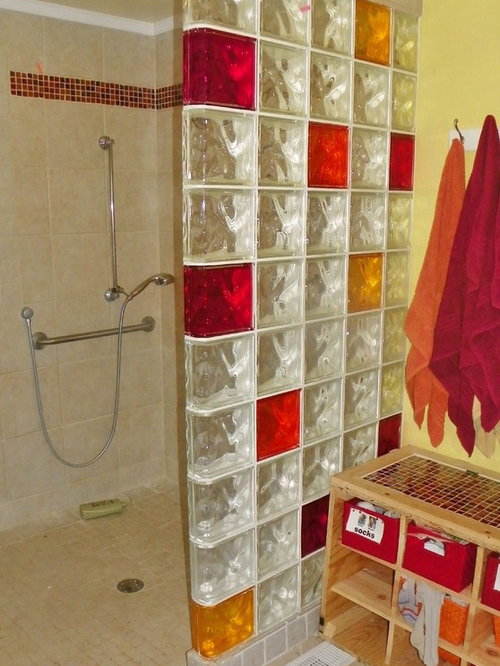 Colored Glass Blocks Houzz
