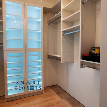 Master Walk In Closet - Latitude North Finish Designed By Smart Closets