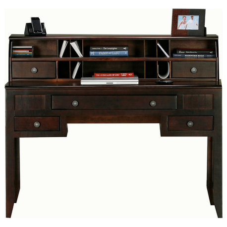 Eagle Furniture Coastal Writing Desk, Iron Ore