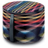 Stoccarda Cylinder Pouf, Multicolor