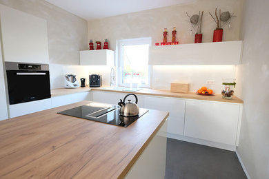 Inspiration for a mid-sized contemporary kitchen in Other.
