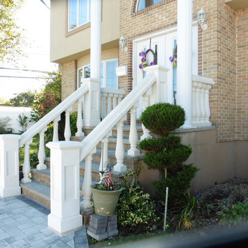 Concrete Balustrade For Front Entrance and Stairs
