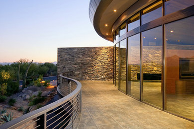 Inspiration for a contemporary patio remodel in Phoenix