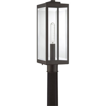 1 Light Outdoor Post Lantern-Western Bronze Finish - Outdoor - Post Lights