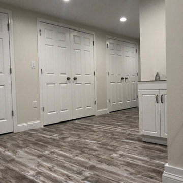Modern Basement Renovation With Home Gym, Lexington, MA