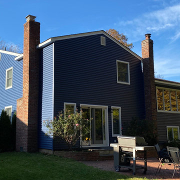 Kings Park Siding - Certainteed Midnight Blue | Alpha Windows & Siding