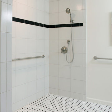 ADA Compliant Bathroom With Wheelchair Accessible Shower