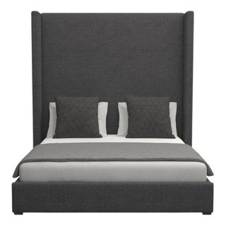 Houzz upholstered beds discount