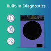 Equator Digital Compact 110V Vented/Ventless Combo Washer Dryer 1400RPM in Pr/Bk
