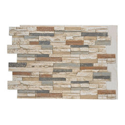 DURANGO FAUX STACKED STONE- 36"H x 48"W - Wall Panels