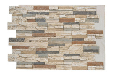 DURANGO FAUX STACKED STONE- 36"H x 48"W