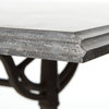 Parisian French Industrial Cast Iron and Bluestone Bistro Dining Table