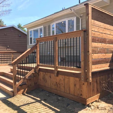 Halifax Two Level Pressure Treated Deck