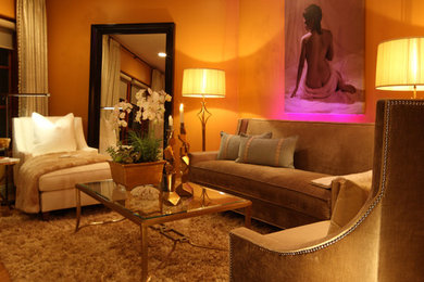 Living room - contemporary living room idea in Other