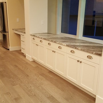 Kitchen buffet area