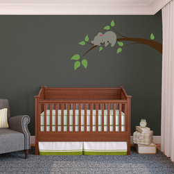 Sleeping Koala On A Branch - Wall Decals