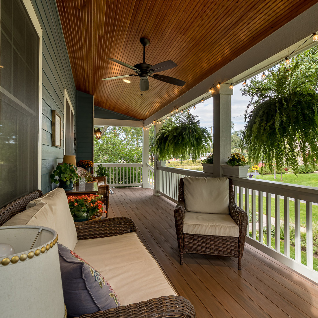 Cape Cod Cottage Front Porch Oasis