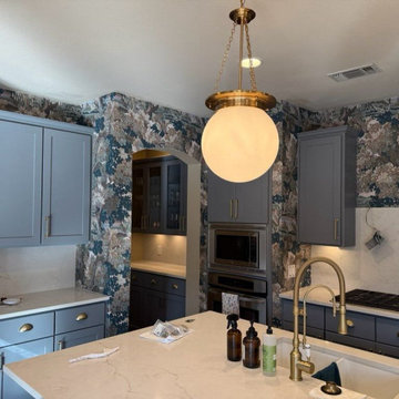 Kitchen wallpaper installation Flower Mound, TX