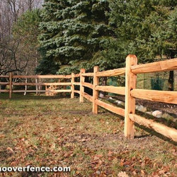 Split Rail Fence - Western Red Cedar - Products