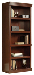 71-inch High 5-Shelf Wooden Bookcase