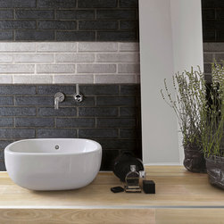 Mattoncino Nero & Bianco - Wall And Floor Tile